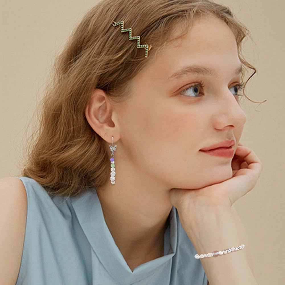 90Pcs Hollow Spacer Beads 3 Styles 925 Sterling Silver Plated Spacer Beads Filigree Round Brass Metal Spacers Loose Bead for Jewelry Necklace Bracelets Earrings Making DIY Crafts - Image 6