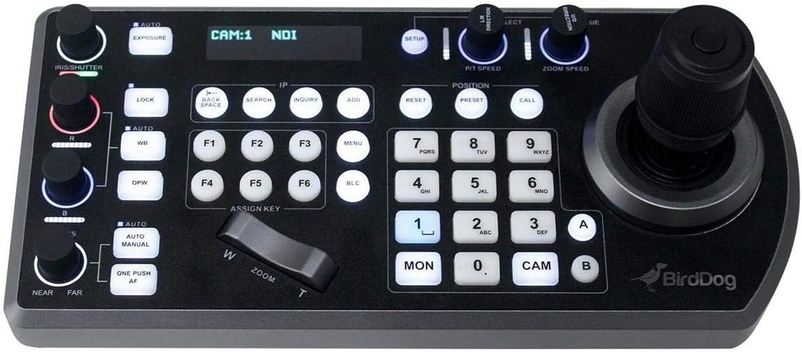 Fеаturеd Prоduсt BirdDog Eyes P200 1080p Full NDI PTZ Camera with CMOS Backlit Sensor and Image Module (White) BDP200W