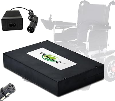 24 Volts Electric Wheelchair Battery 24V 10Ah 12Ah Lithium Battery Pack for Mobility Scooter Motor Within 288Wh