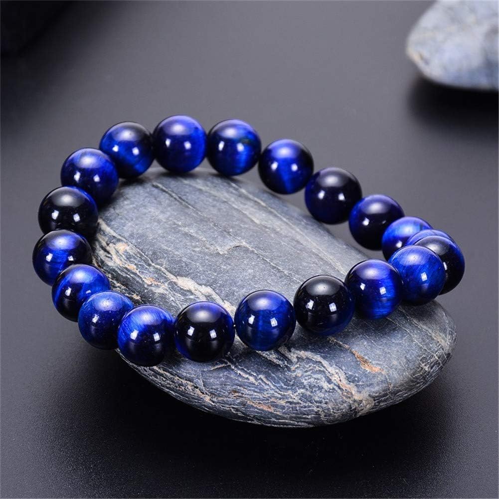 Bracciale in pietra occhio di tigre blu