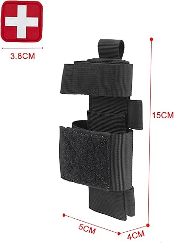 Miniatura 3 de Soporte táctico para torniquete 1000D Molle Trauma Medcial Shears Holster TQ bolsa con tijeras pluma