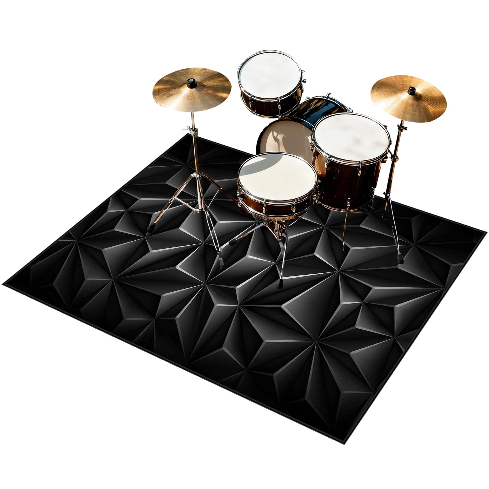 200 x 170 cm Dywan z baterią elektroniczną Dźwiękoszczelny Antypoślizgowy Dywan Pochłaniający Akustyczny Profesjonalna mata do instrumentów muzycznych do instrumentów muzycznych do gitary basowej
