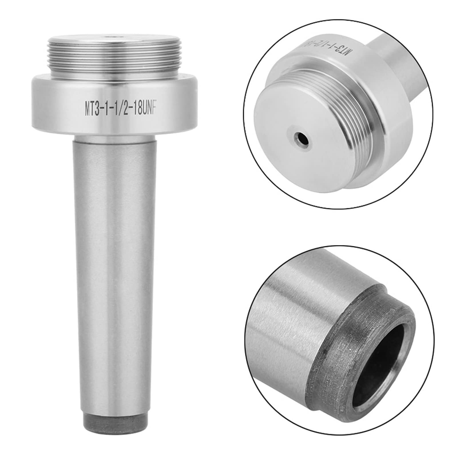 Portabrocas cónico MT3 M12, adaptador de árbol de fresado CNC, cabezal de taladrado de alta precisión, portaherramientas para torno y fresadoras