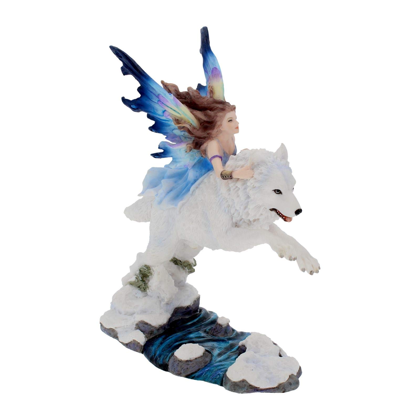 Nemesis Now Free Spirit - Statuetta 31 cm, colore: bianco, misura 27 cm