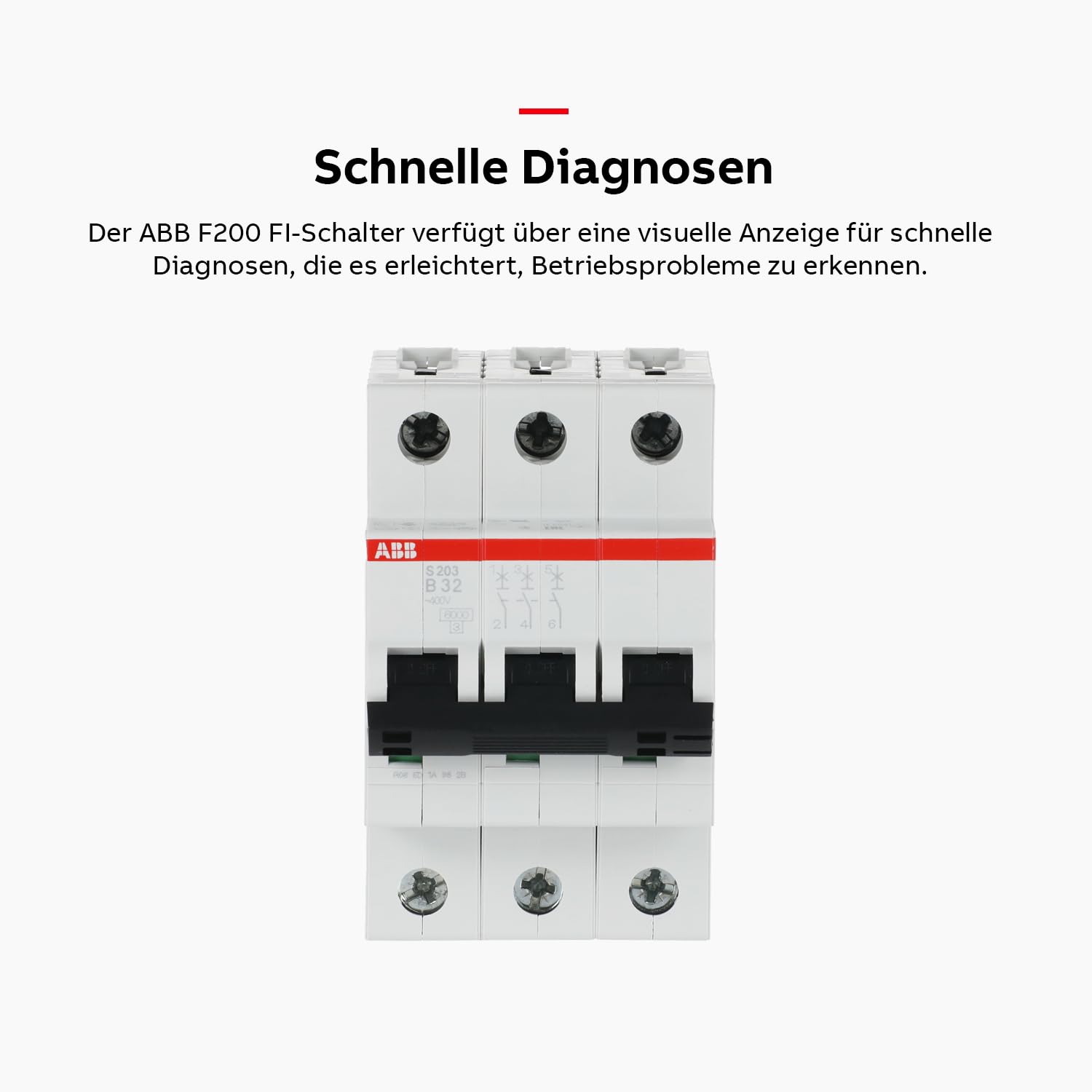 ABB - Miniatuur stroomonderbreker 1-polig B16A S201M-B16