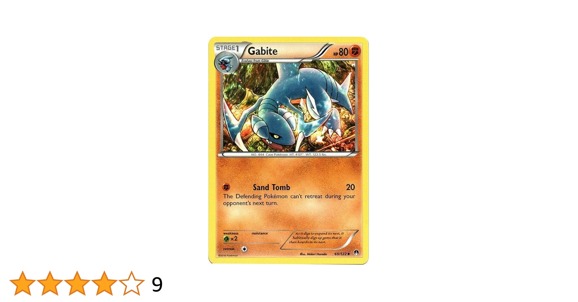Amazon.com: Pokemon - Gabite (69/122) - XY Breakpoint : Toys