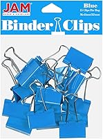 Vista 71 de JAM PAPER Clips para carpeta coloridos - Extra Pequeños - 3/5 Pulgadas (15 mm) - Clips para carpeta azules - 30/Paquete