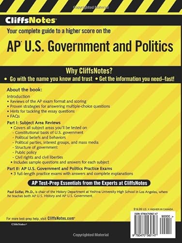 Cliffsnotes Ap U.s. Government And Politics 2Nd Edition (Cliffs Ap) #TOP1