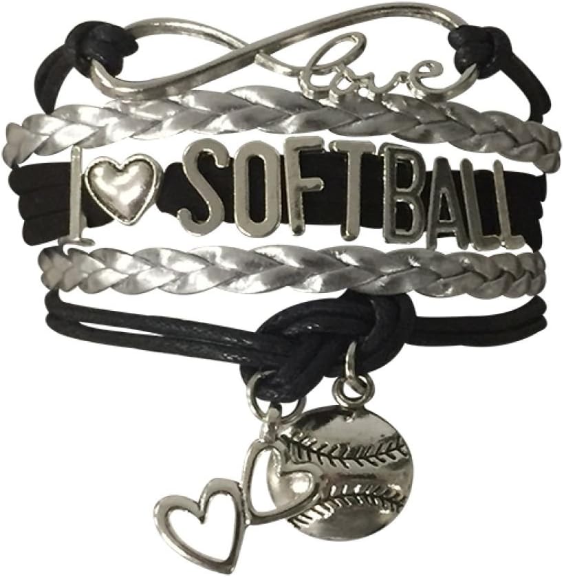 Infinity Collection Softball Bracelet Softball Jewelry