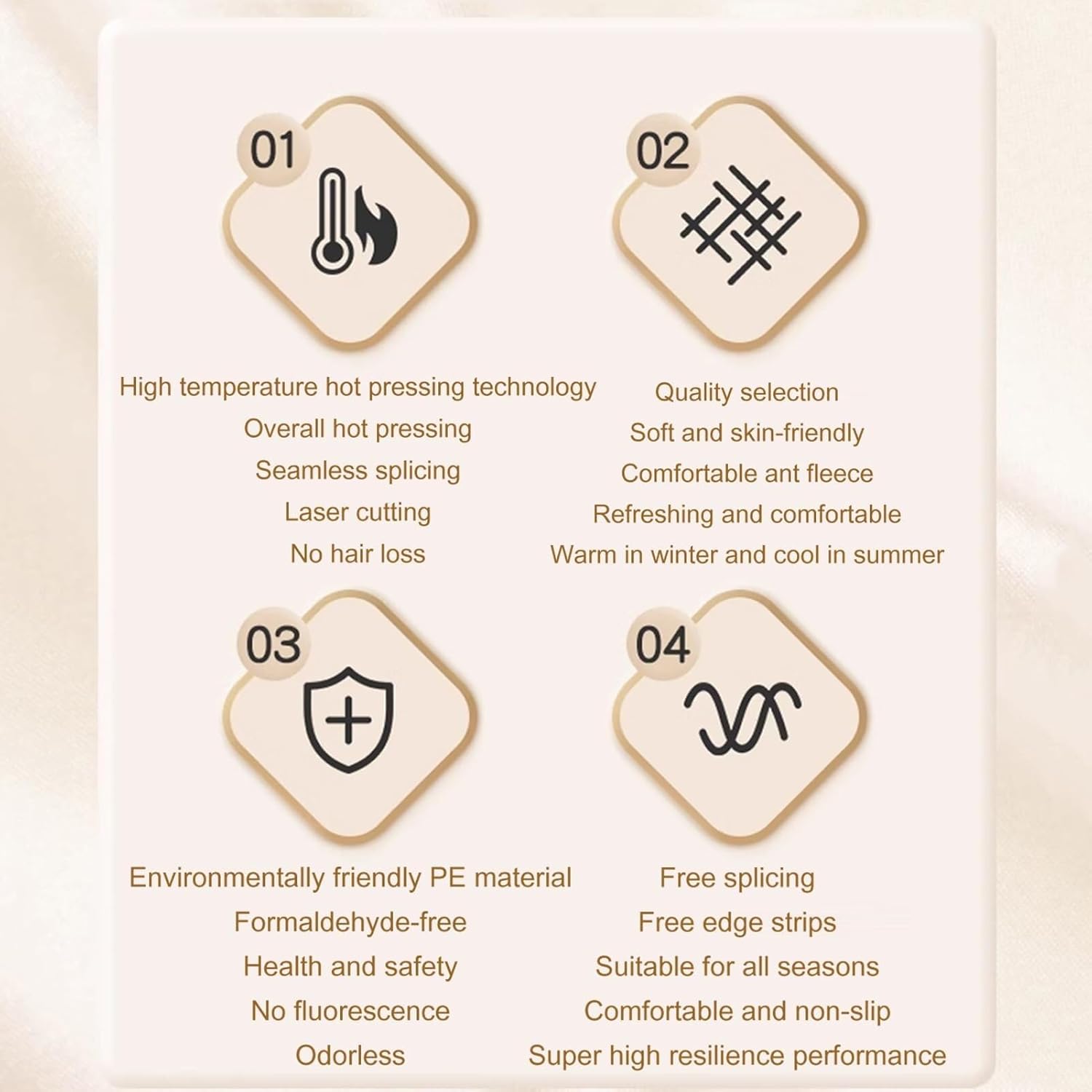 10-Pack Interlocking Foam Floor Mats - Soft Low Pile Carpet Tiles for Yoga, Exercise, Playrooms & Bedrooms - Lightweight 12x12 Inch Area Rugs (1.0cm Thick) - Durable, Non-Slip Flooring Solution