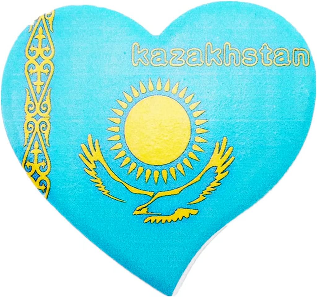 Altko Sz-5609 Flag Kazakhstan Magnet Fridge Refrigerator Magnet Decoration Sticker Souvenir Resin Crafts Kitchen Whiteboard