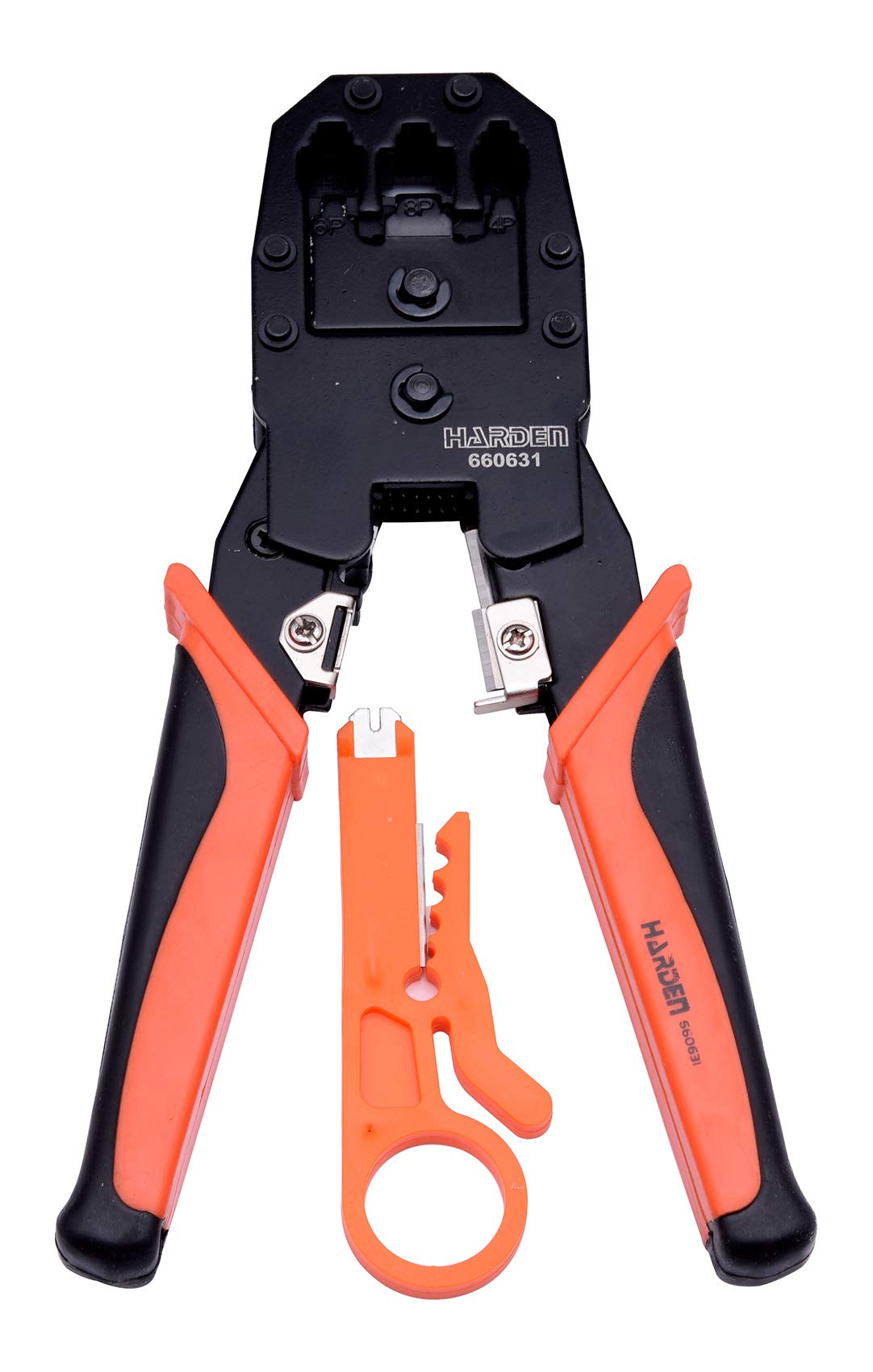 Harden 190mm Professional Multifunctional Modular Plug Crimping Tool – 4P/6P/8P, RJ-11/RJ-12/RJ-45, For Lan Network and Telephone Cable - 660631 (B07Y2684PL) Amazon Price History, Amazon Price Tracker