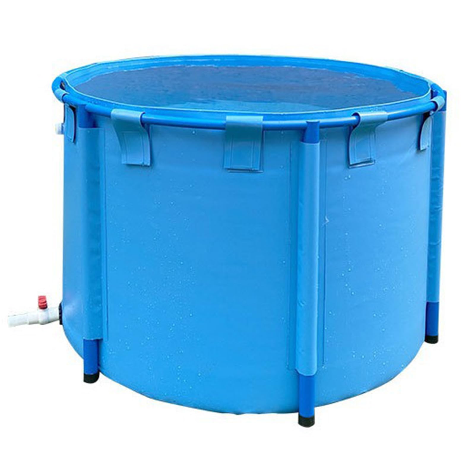 Bassin à poissons en plastique épais - 1,8 m x 0,8 m - Pour l'irrigation agricole - Parfait pour la culture de carpes koï et l'utilisation du jardin - Durable et facile à installer