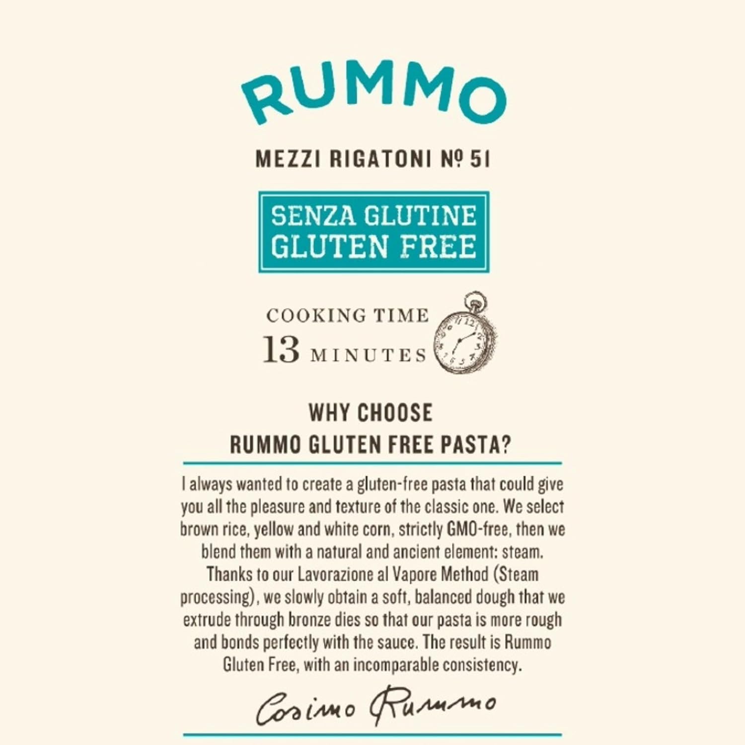 Italian Gourmet pasta Mezzi Rigatoni 24 x 400g glutenfreie Nudeln aus Mais | Senza glutine con riso integrale, bronzen gezogen, hält Saucen gut, für, Gesamtnettogewicht 9,6 kg + Kostenlos Polpa 400g
