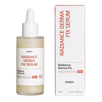 Radiance Derma Fix Serum Revitalizing & Firming Facial Treatment for Luminous Glow - Concentrated Booster Vitamin C, Niacinamide, Tranexamic Acid & Peptides - Antioxidant K-Beauty, 1.69 fl oz
