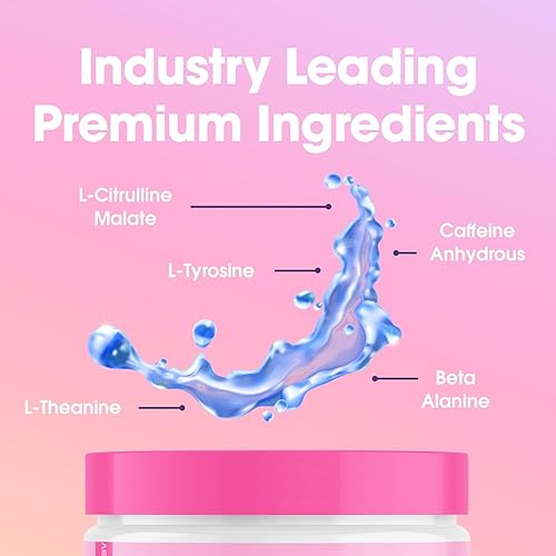 Miniatura 5 de Obvi Preentrenamiento para mujeres, preentrenamiento, diseñado para energía, resistencia y concentración, sin choques ni nerviosismo, fabricado con