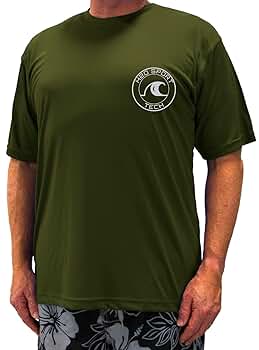 H2O Sport Tech Big & Tall Men's Swim Shirt - Short Sleeve H2O Sport Tech Big & Tall Men's Swim Shirt - Short Sleeve