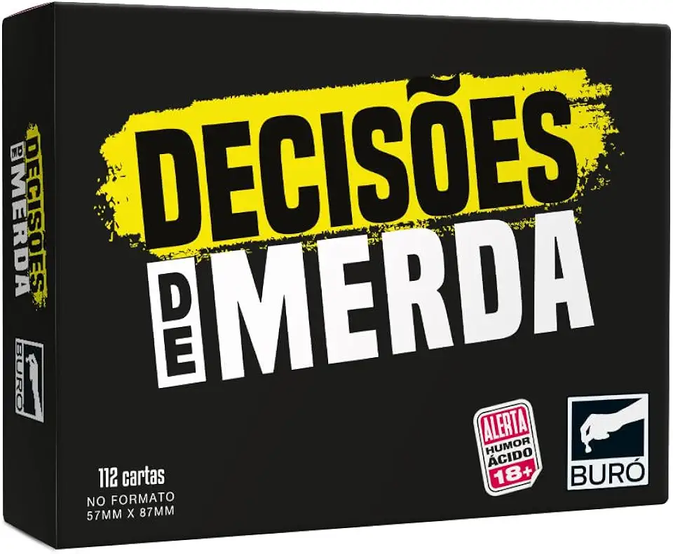 Buró, Decisões de Merda, Jogo de Cartas para Amigos, 5-30 jogadores