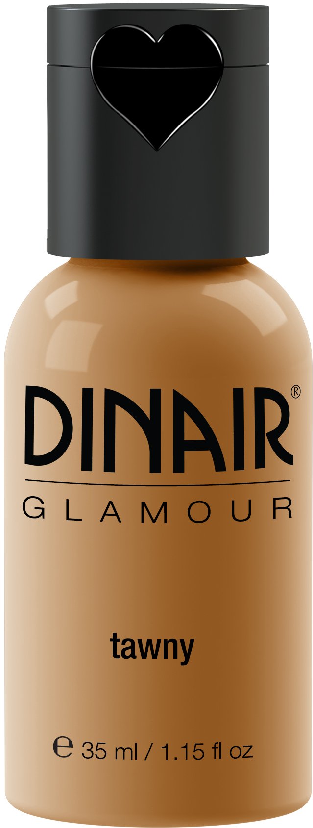 Dinair Airbrush Makeup Foundation | Tawny | GLAMOUR: Natural, Light coverage, Matte 1.15 oz.