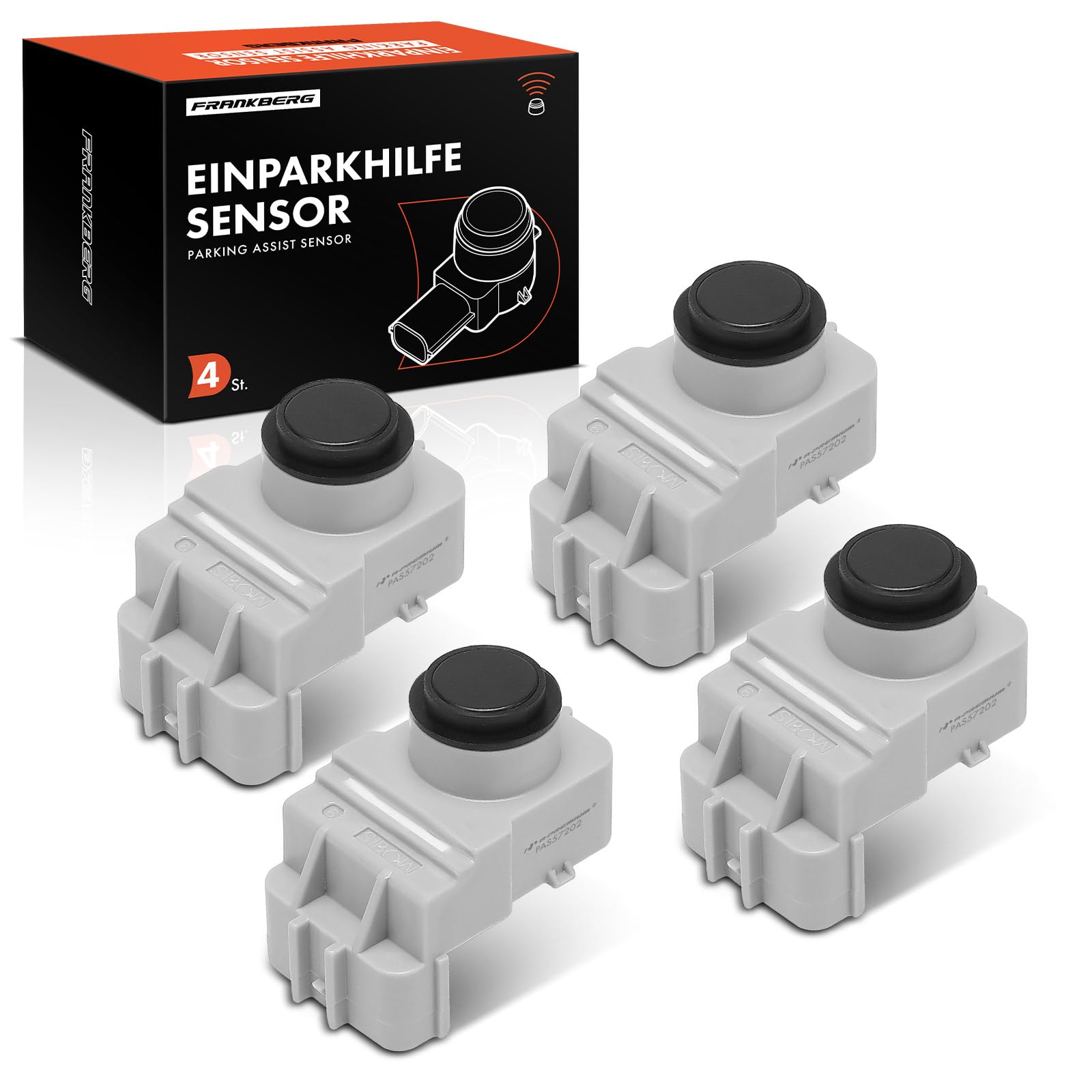 Frankberg 4x Sensore di Parcheggio PDC Posteriore Compatibile con iX35 EL ELH LM 1.6L-2.4L 2009-2015 Replace# 95720OU00 | Compatibile con: iX35 EL ELH LM
