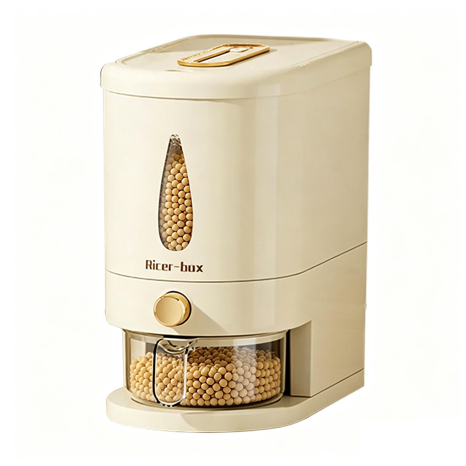 Dispensador de cereales 5 kg Capacidad Contenedor de almacenamiento
