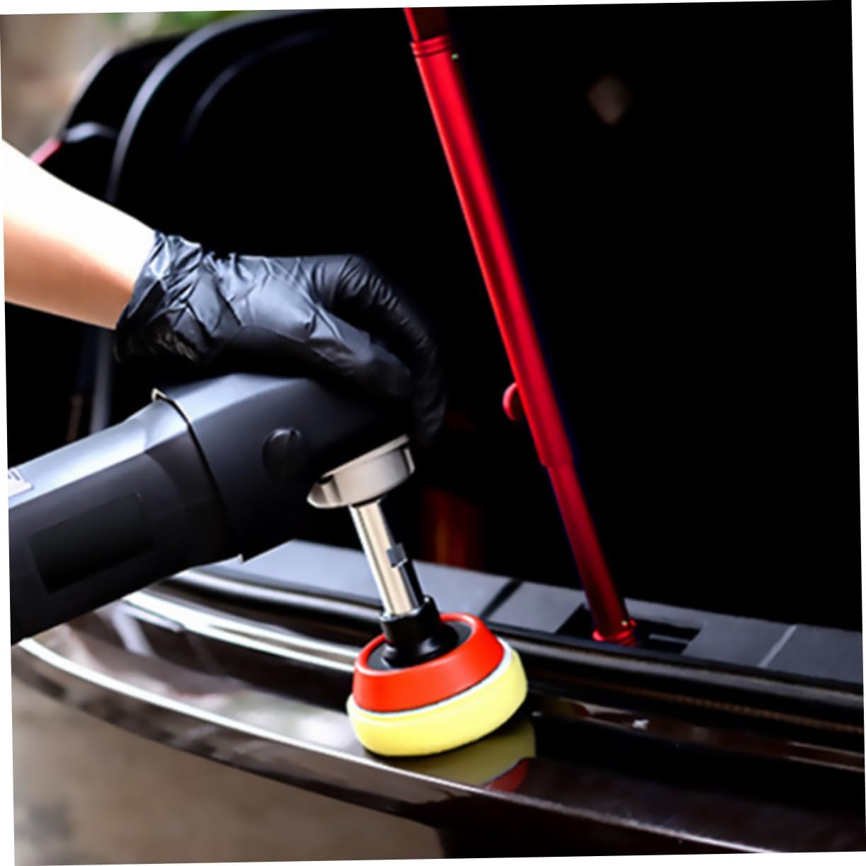 Cabilock 1Pc Car Polishing Support Rod for Trunk Lid and Door Durable Telescopic Tool for Automotive Use Easy Operation