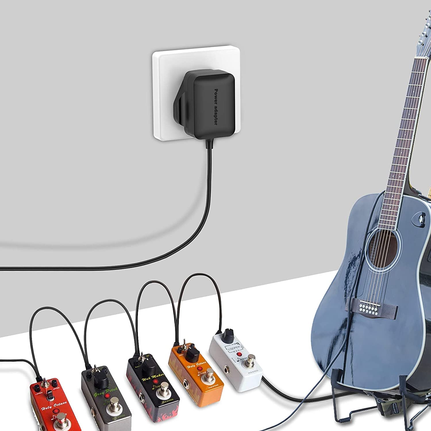 How To Daisy Chain Multiple Guitar Pedals Guitar Gear