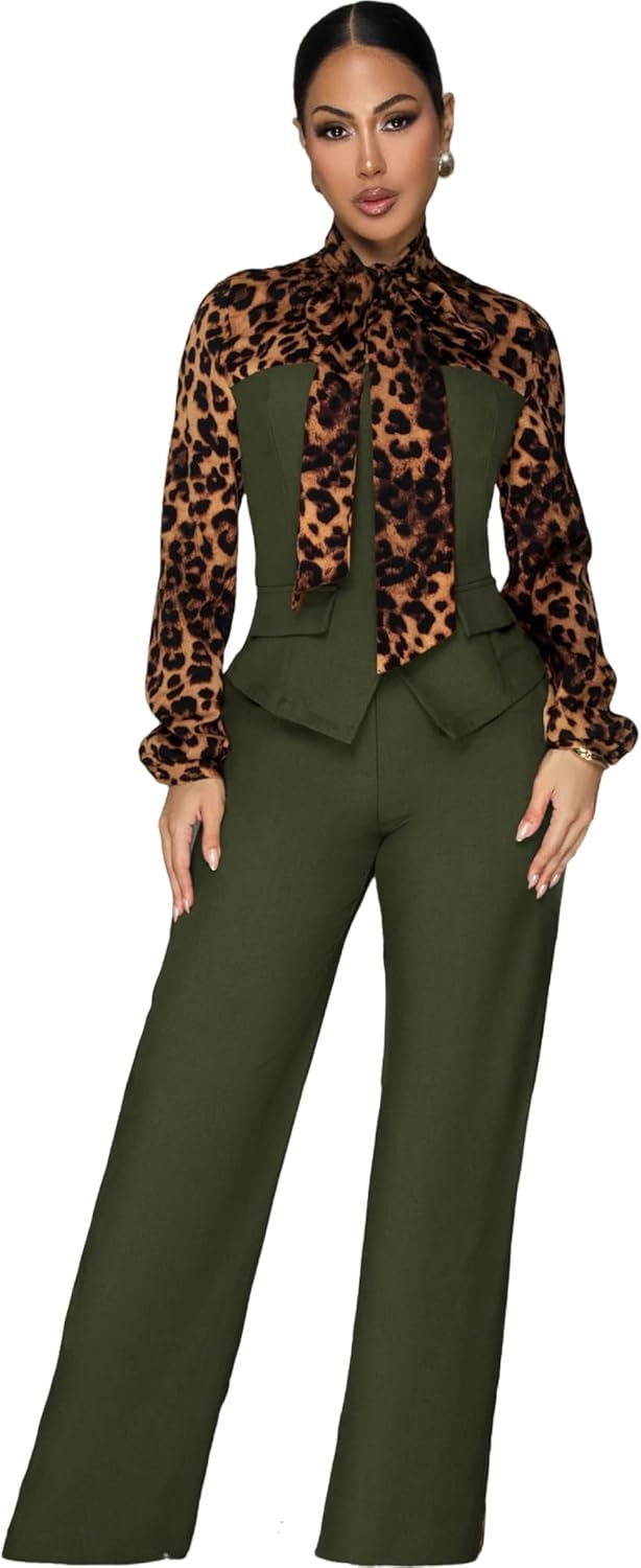 Ladies' elegant jumpsuitformal sexy casual straight pantsbusiness party jumpsuit - Image 3