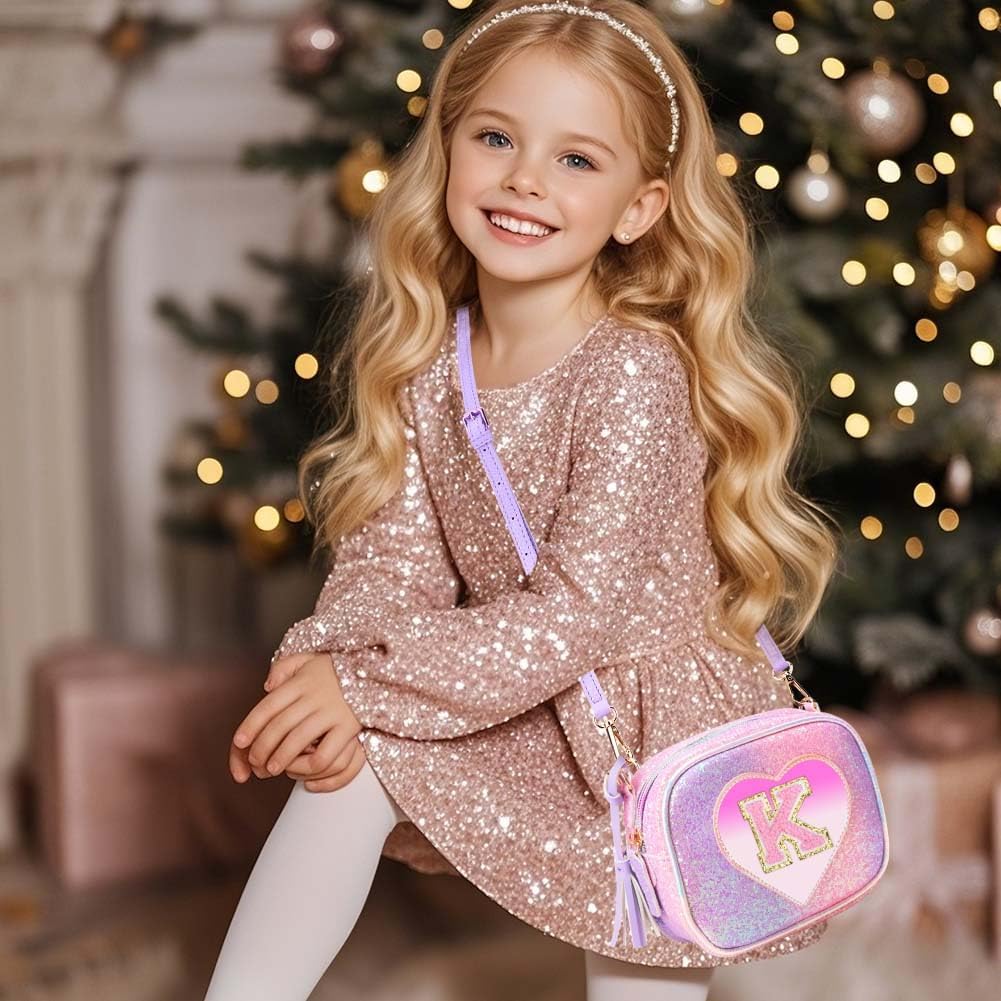 Purse Gifts for Little Girls - Kids Heart Purse Cute Crossbody Bag Teens Girls Birthday Gift - Image 2