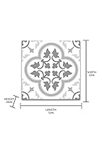 Vista 9 de FloorPops FP2953 Remy - Azulejos para suelo (pelar y pegar, color gris)