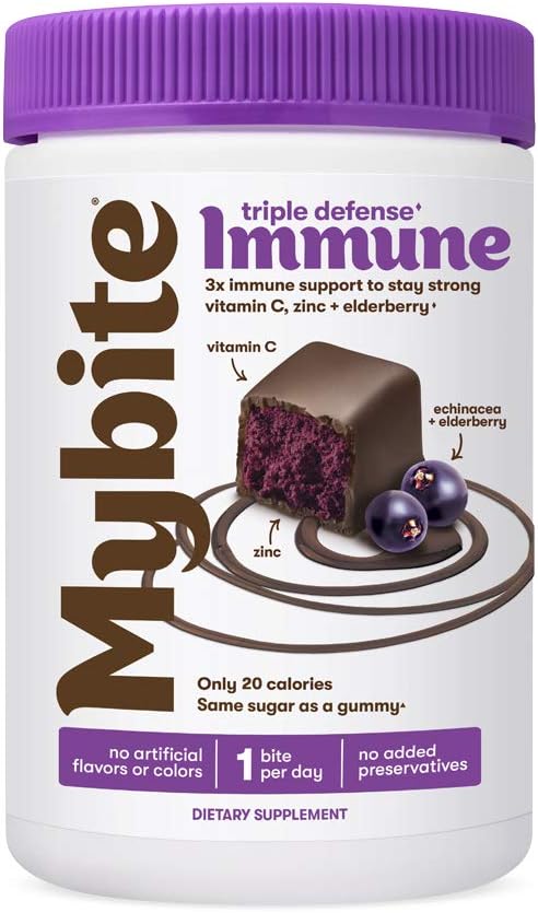 Mybite Immune Chocolate Supplement, 30 Bites
