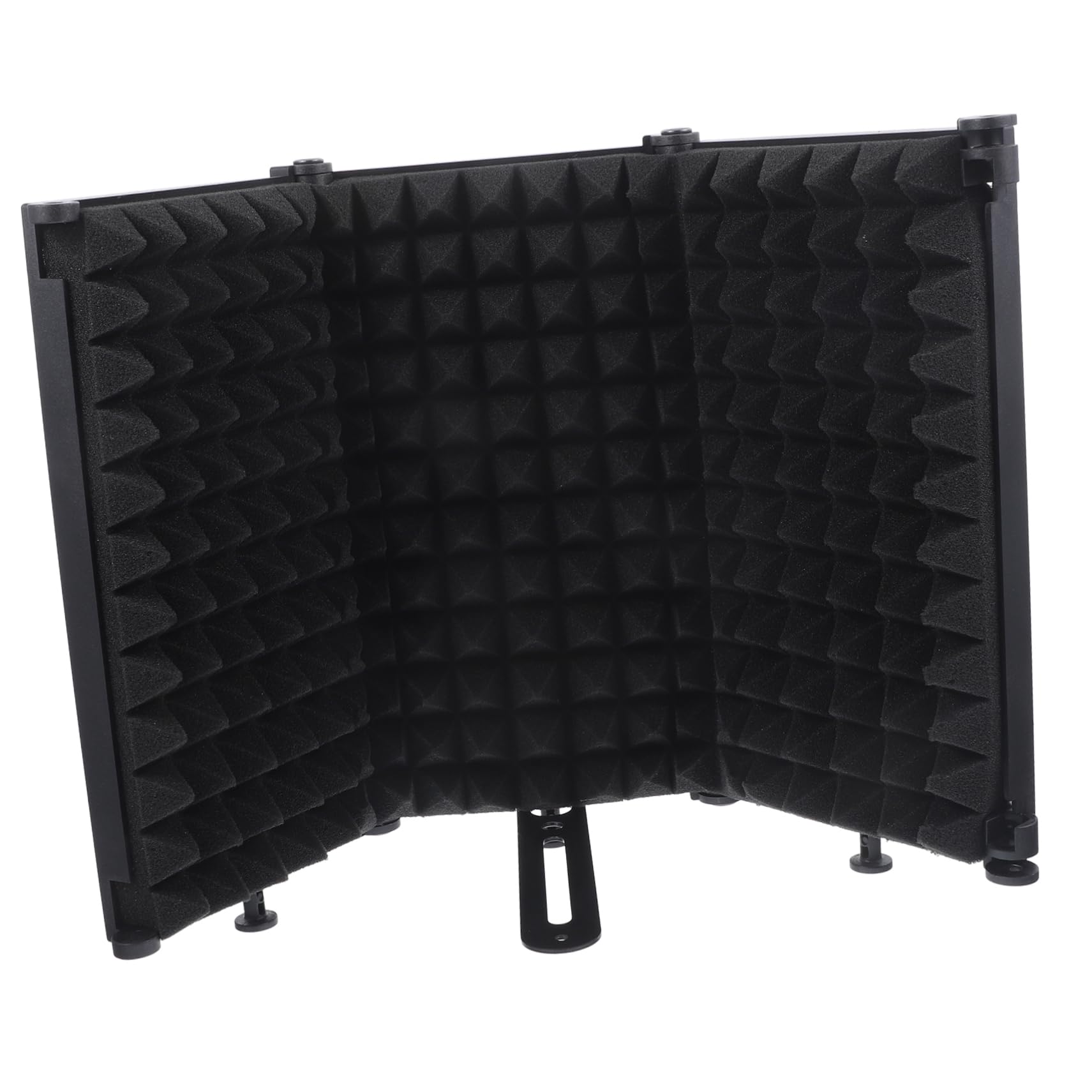 UPKOCH Filtro de Micrófono Plegable Hierro con Protección Antiviento Accesorio de Grabación Profesional para Estudio y Hogar