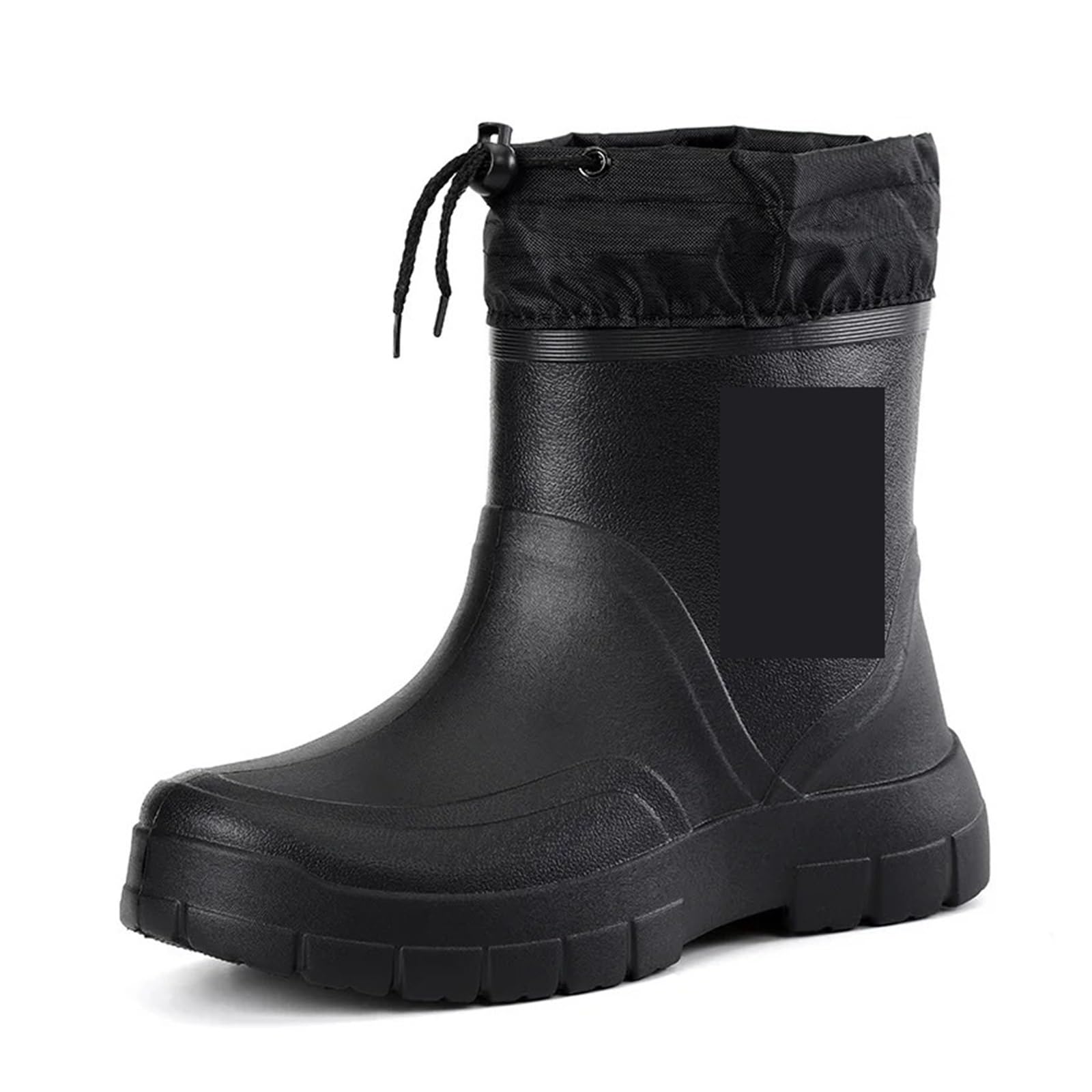 Stivali Pioggia Uomo Stivali da pioggia uomo lavoro impermeabili a metà polpaccio pesca Scarpe calde