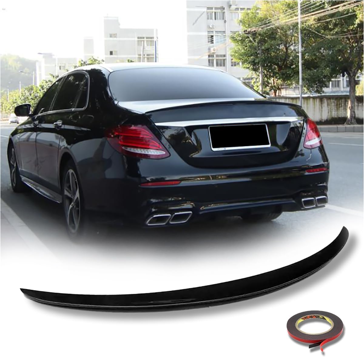 Anti-scratch aileron Mercedes Classe E AMAIR coffre sans rayures