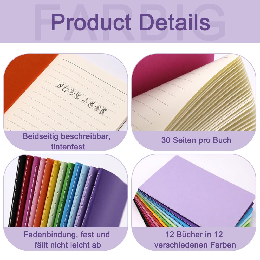10er Pack Notizbücher, Blanko Seiten A5 Notizblock, Skizzenbuch, Kraft Cover Notizheft für Kinder und Erwachsene, Tagebuch für Schule, Büro, Reisen 10er Pack Notizbücher, Blanko Seiten A5 Notizblock, Skizzenbuch, Kraft Cover Notizheft für Kinder und Erwachsene, Tagebuch für Schule, Büro, Reisen