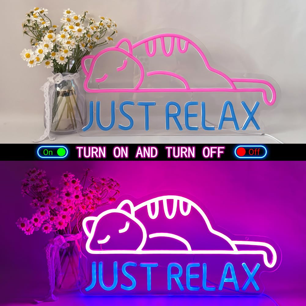 QiaoFei LED Lightning Insegne al neon Art Luci decorative Decorazioni da parete per Studio Party Cameretta per bambini Soggiorno Matrimonio Decorazione natalizia (Rosa