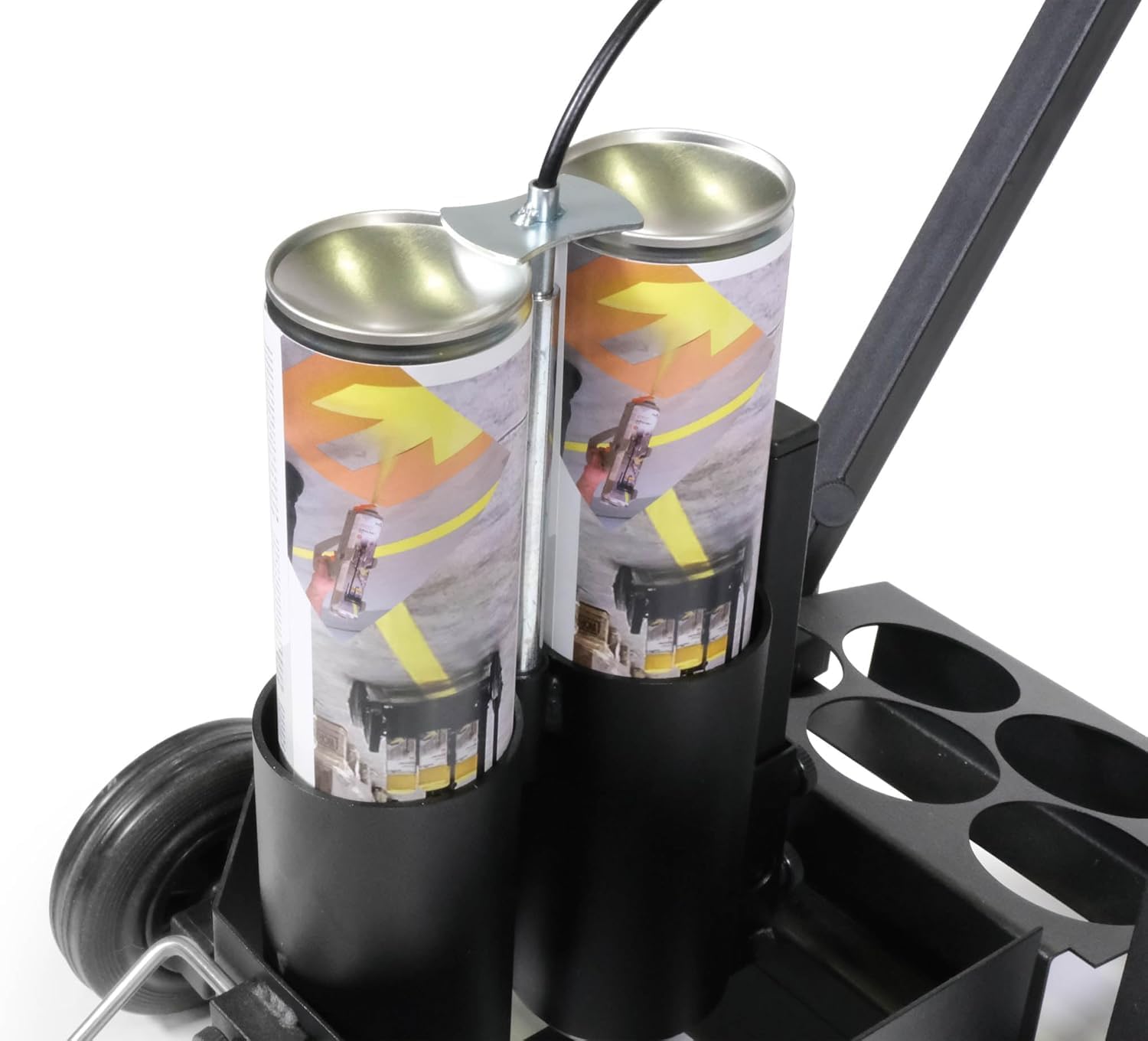 Durable Carrello traccialinee DURALINE® EasyTrack, accessorio per marcatura per bombolette spray da 750 ml, nero, 114101