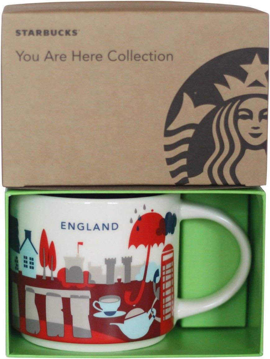 Starbucks You Are Here Collection England Ceramic Coffee Mug