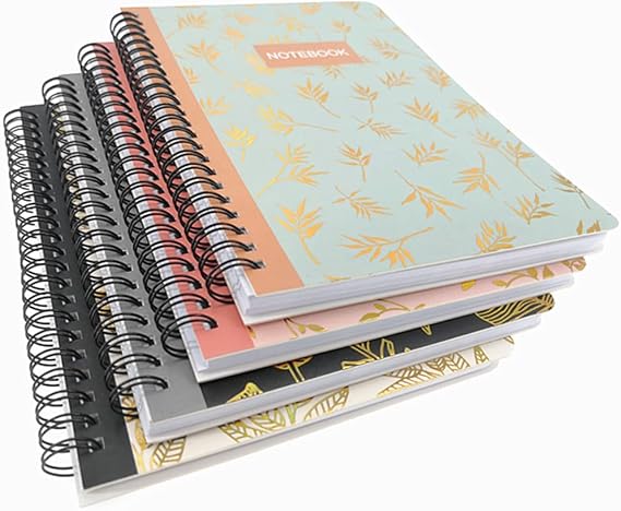 ALIMITOPIA Spiral Notebook Journal,Wirebound Ruled Sketch Book NotePad Diary Memo Planner,A5 Size(8.3X5.7) & 80 sheets (Leaf)