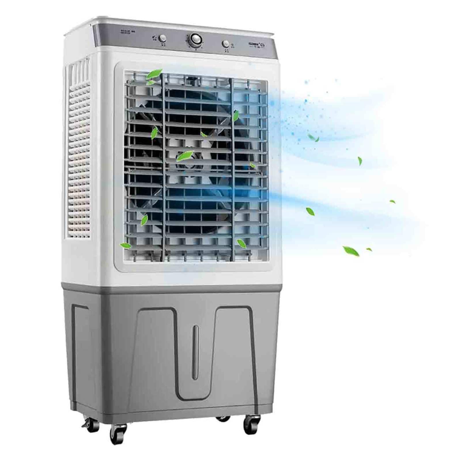 Climatizzatore Senza Unità Esterna, 3 Velocità,35L,3 in 1 Ventilatore Ad Aria Fredda Timer 7.5H,Oscillazione 120° Condizionatore Portatile Senza Tubo Di Scarico Per Ufficio In Casa