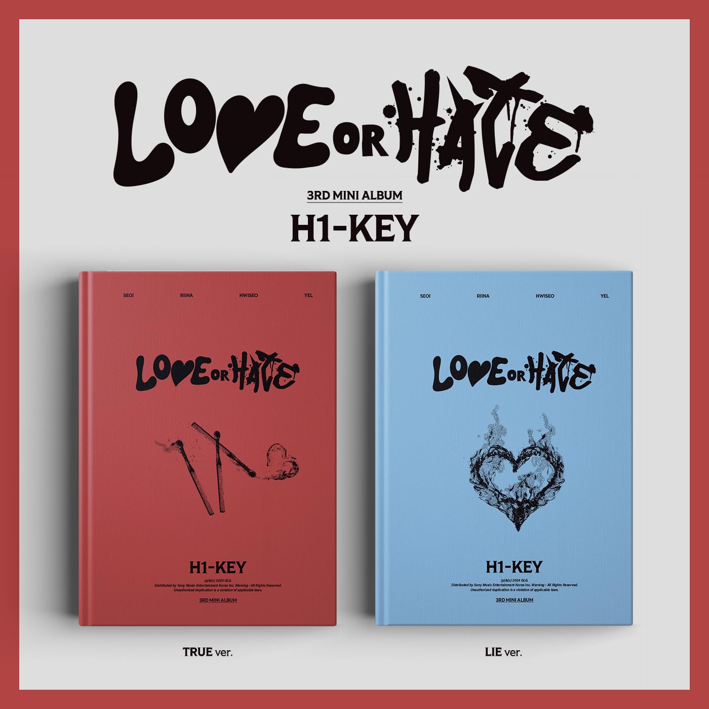 Amazon.co.jp: H1-KEY 3rd Mini [LOVE or HATE]（韓国盤）: ミュージック