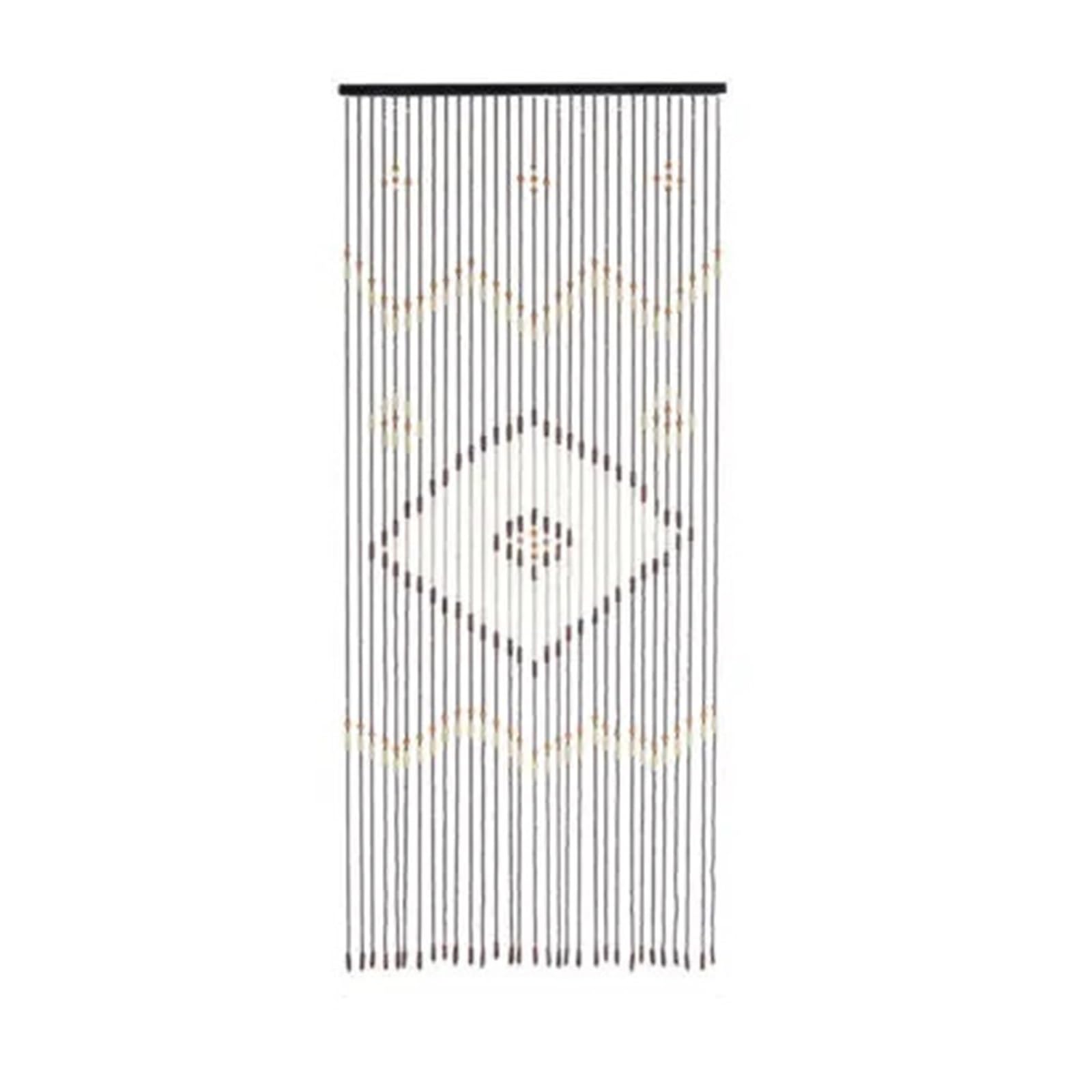 XUWEWI Retro Wooden Bead String Door Curtain Blinds Partition Porch For Bedroom For Doorway