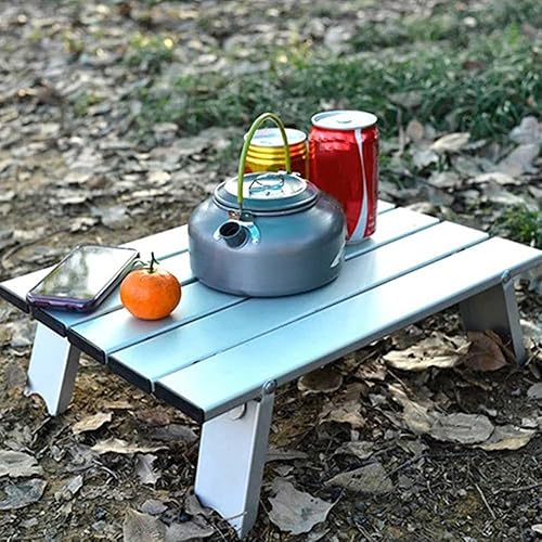 Miniatura 2 de SLNFXC Portable Mini Picnic Table Beach Camping Travel 7075 Aluminum Ultralight Folding Waterproof Foldable