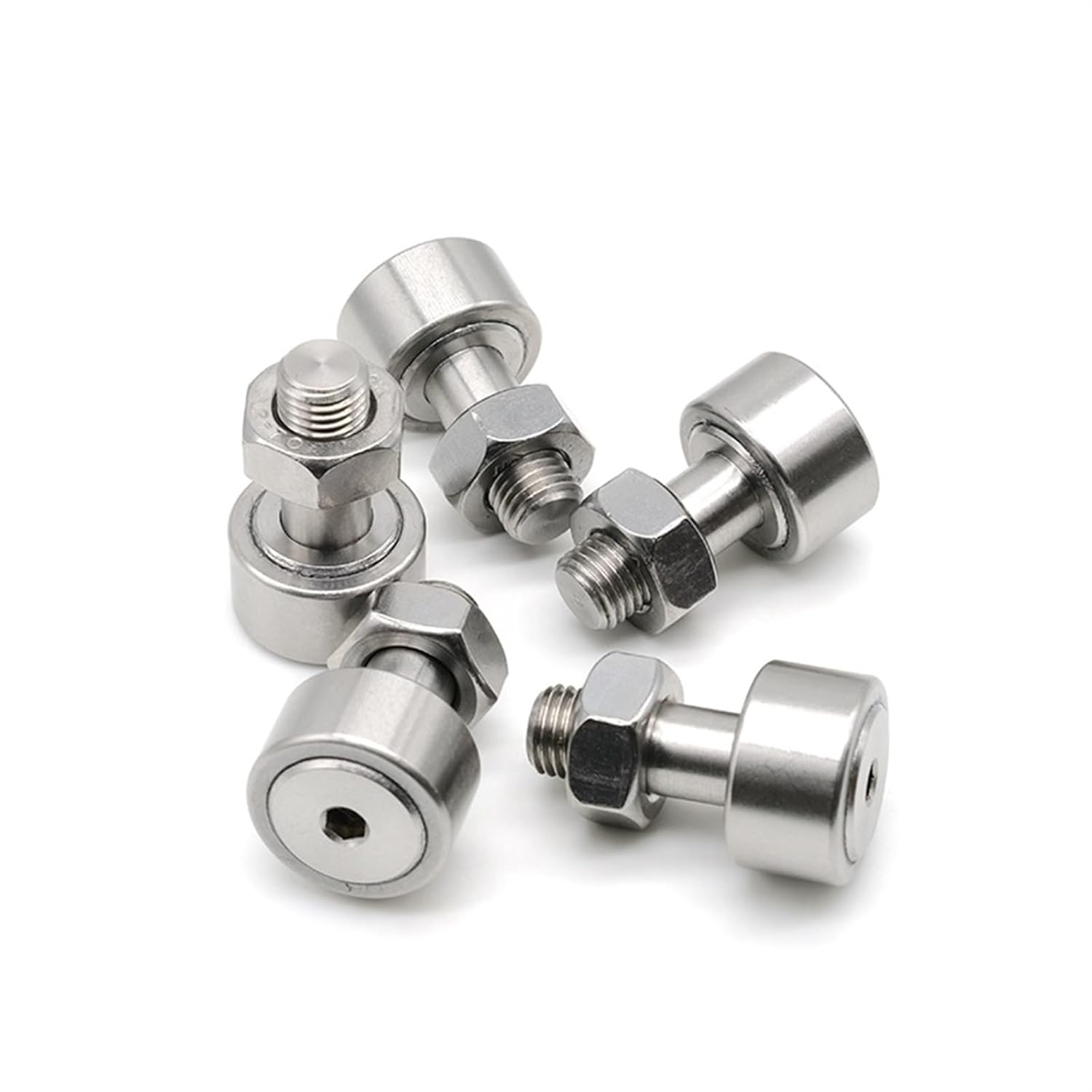 MObyat 1Pcs CF4 SUS304 Stainless Steel Cam Follower Bearing KR12 Curve Roller Bearing M4X12X20 Mm