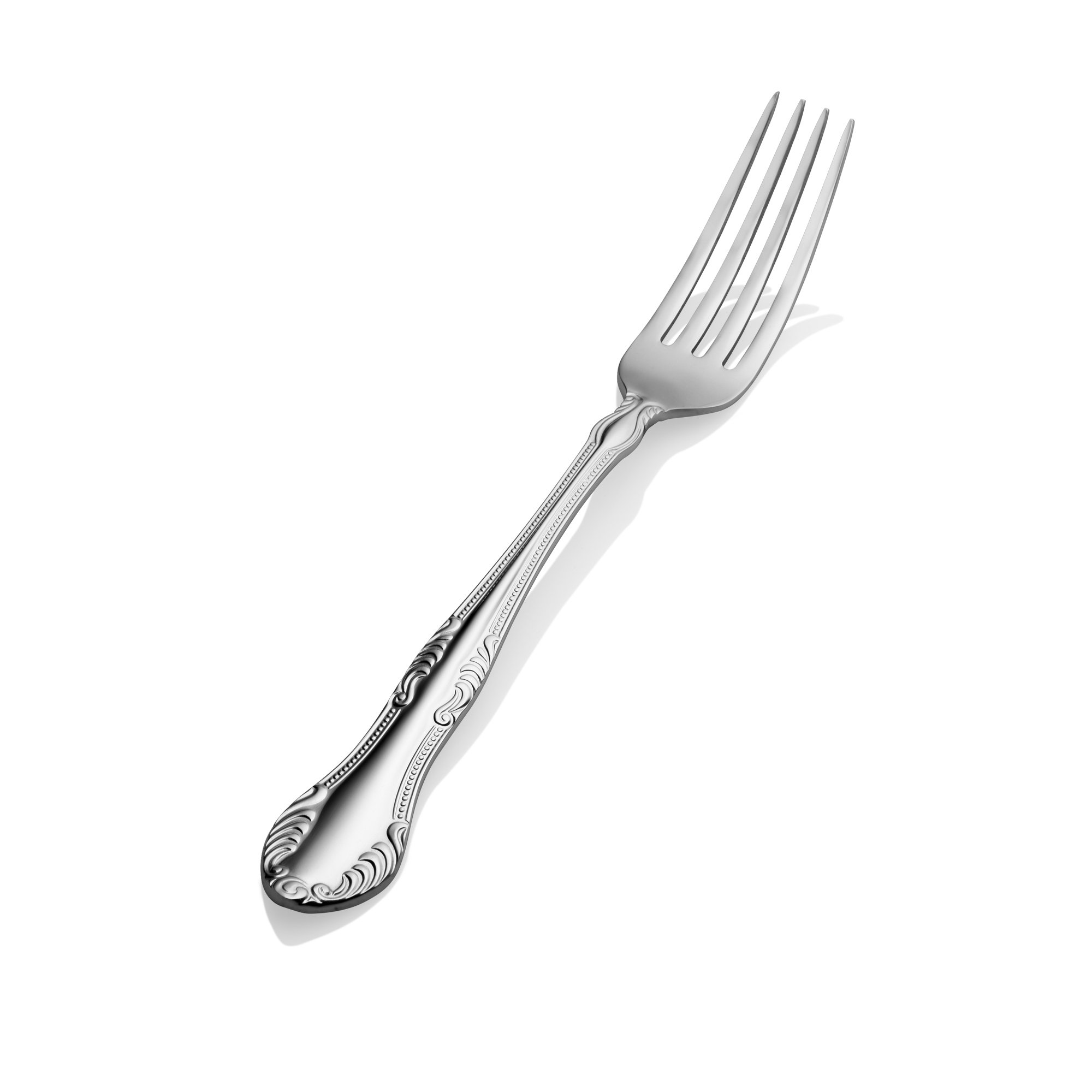 Bon Chef S2506 Stainless Steel 18/8 Elegant European Dinner Fork, 7-31/64
