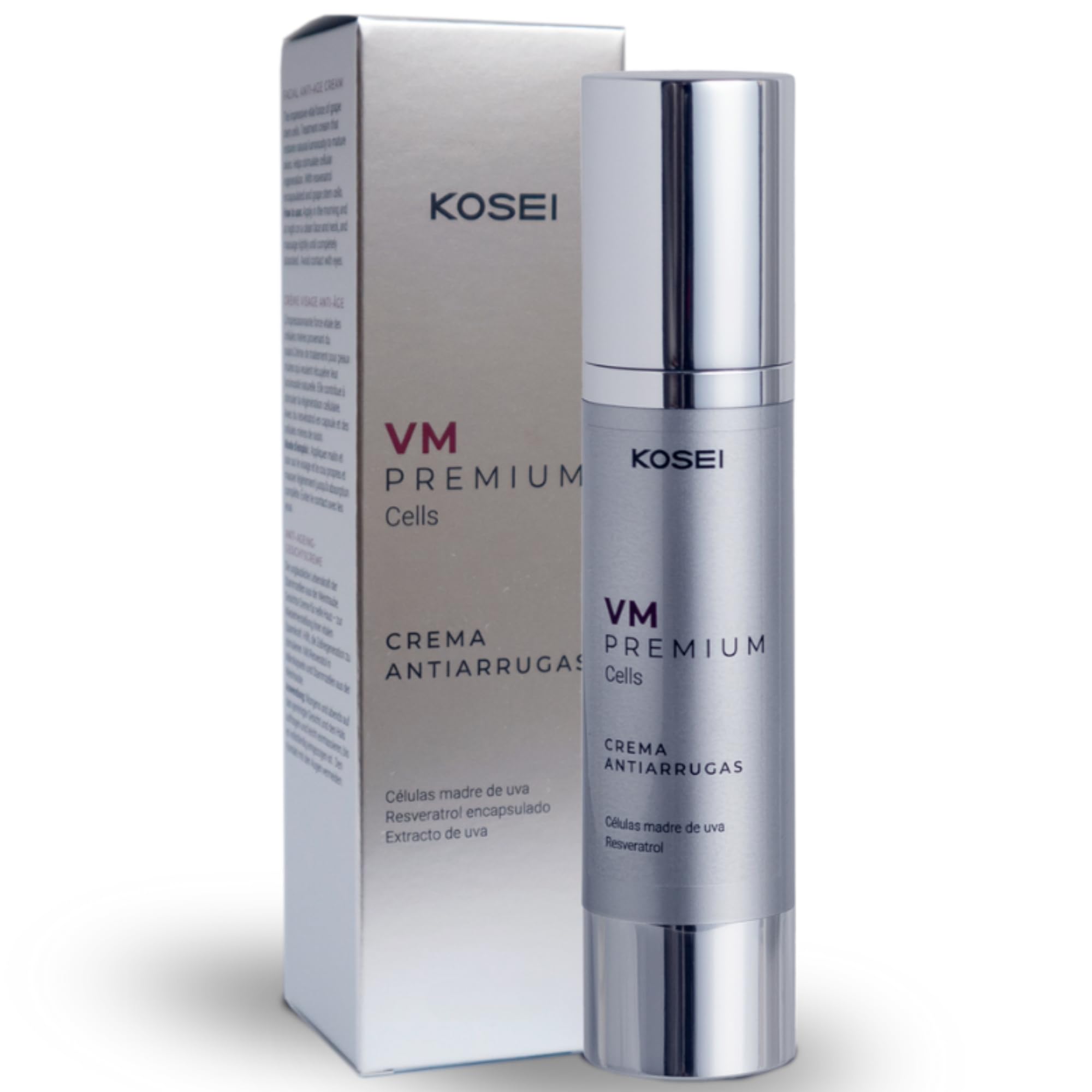 KOSEI | Crema Antiarrugas Mujer y Hombre | Crema Arrugas | Reduce las Arrugas y Reafirma la Piel | Crema Antiedad Hombre y Mujer | Aporta Hidratación y Elasticidad | Skincare | 50ml