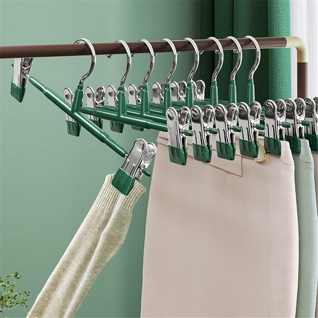 Household Trouser Hanger Skirt Clip Seamless Pants Drying Rack Trouser Rack Underwear,2,10PCS