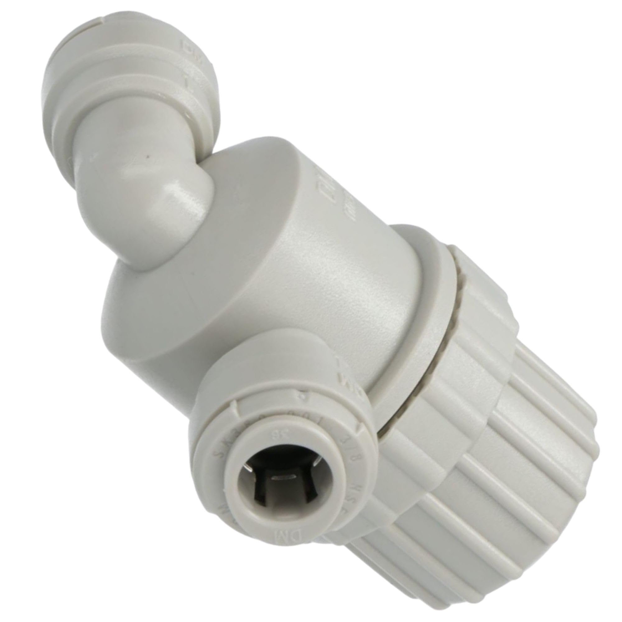 LiquaGen Pre-Filter Stainer Push Connect for Reverse Osmosis Booster Pumps (100 Mesh - 150 MIC) - 1/4 and 3/8 inch port sizes (1/4