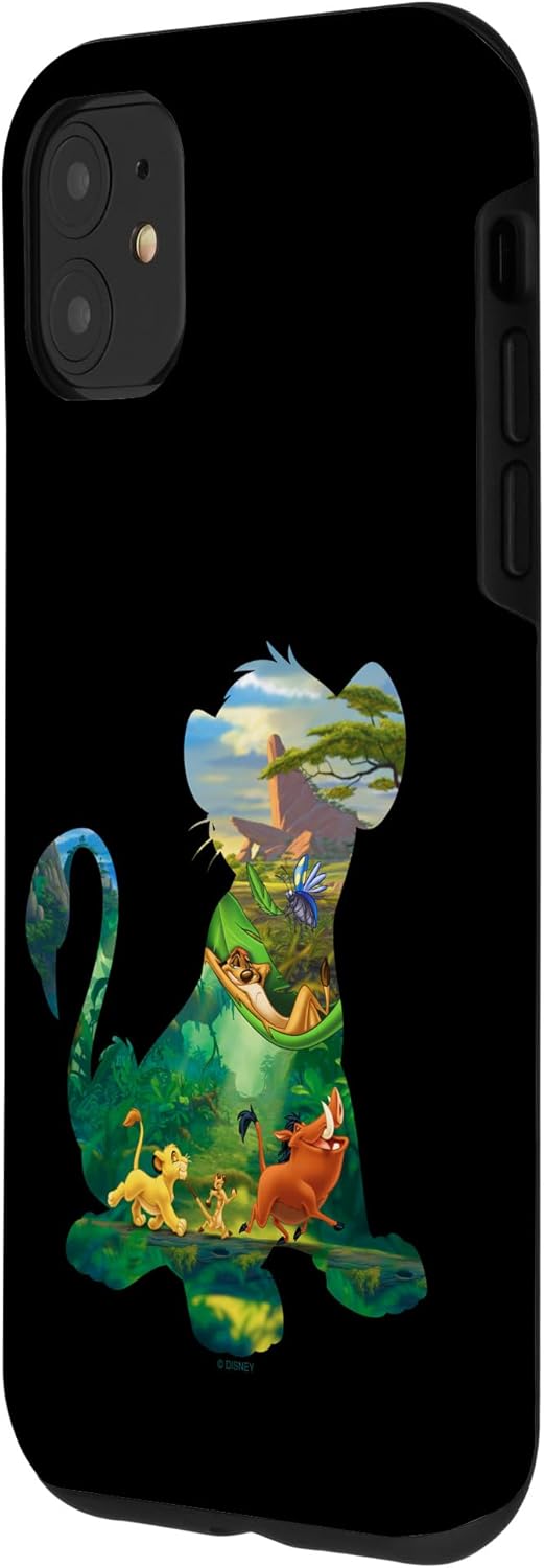 Disney The Lion King Simba Silhouette Fill Case for iPhone 11