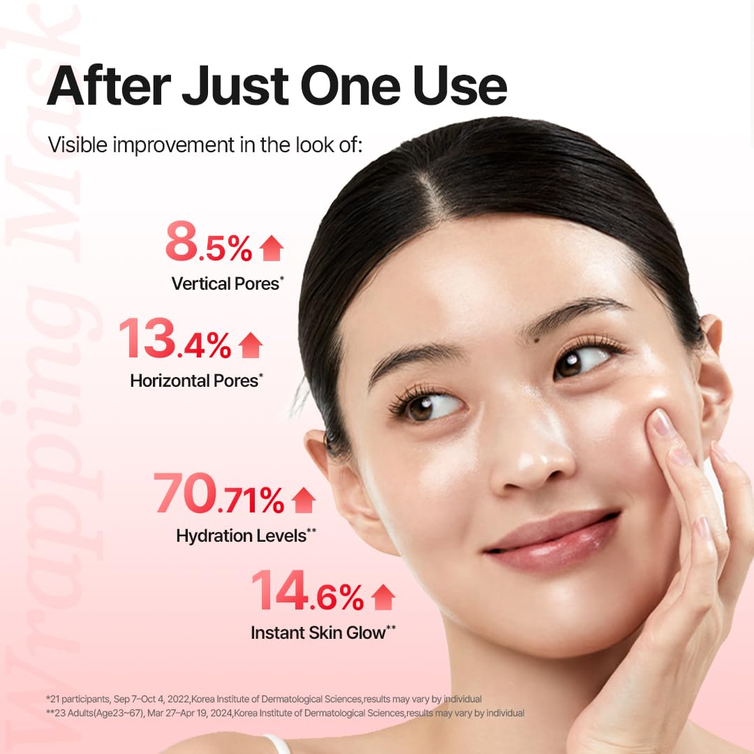 Amazon.com : MDP+ Red Lacto Collagen Wrapping Mask | Peel Off